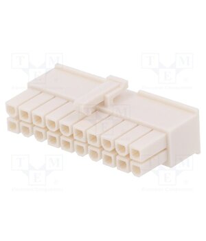 39-01-2205 Connector: wire-wire/PCB; plug; female; PIN: 20; Mini-Fit Jr; 600V b0MVnm2QQeMWQ-BurV21ZIlTYGu_JpcefhohKk0hIgo