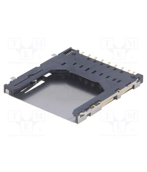 DM1AA-SF-PEJ(72) Connector: for cards; SD; push-push; SMT; on PCBs; gold-plated wubNvMFyzq107PWaFbQsS3XdCkhJgRHkdeng4eC_z6U
