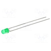 TLLG4401 LED; green; 3mm; 1÷2mcd; 30°; Front: convex; 1.9÷2.4VDC YiqM-aAFbusYpKKpiGbruAd9B9847r3hQ7a1xrSkDpM