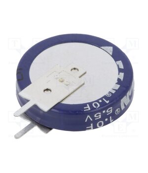 KR-5R5V105-R Supercapacitor; THT; 1F; 5.5VDC; -20÷80%; Ø19x19.7mm; 30Ω; -25÷70°C u6QmhhW0vyl1MFxWdcRP1qSRFqWjJ9PspV2uuQA2j2A