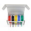 Silicone mounting wires AWG24 0.25mm², -60°C...+200°C, 5 colours x10m CLA0905X+3.jpg