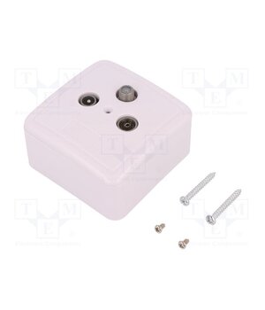 CA1003 Connector: coaxial 9.5mm (IEC 169-2); plug/socket; white VddKWi-QPJusy6cMtZYK99_S4CFzIiSUAVTXppgoV6M
