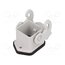 CK 03 I Enclosure for connectors: HDC; size 21.21; for panel mounting iKqraGubU3EyC2bqK32i-XQwG0-h6iyFjJkVymICu7g