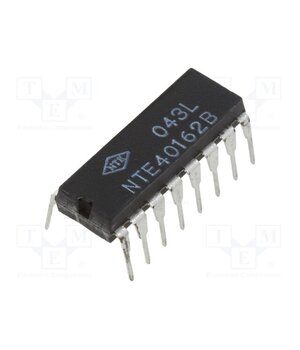 NTE40162B IC: digital; 4bit,decade counter,synchronous; CMOS; THT; DIP16 Y5W8DcVn1E2DI1WmspDBMMH1jHCzxsMTsLx2UbG18vQ