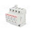 OVR T1-T2 4L 12.5-275S P TS QS Surge arrester; Type 1+2; Poles: 4; In 8/20us: 80kA; -40÷80°C; IP20 RqI15QWmuF9KO-8T1McKHOPcNuCffDfdMcGYV-Jt7Kg