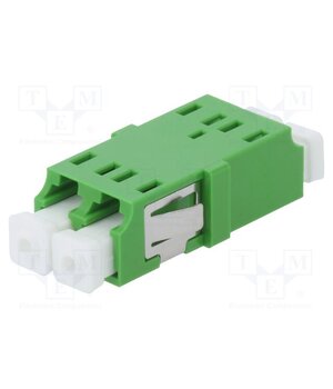 A001-LCA-DX-2118 Connector: fiber optic; socket,coupler; LCA; female; ways: 2; green R-Xziu67Zuybb1G6xKu6PtUJdiHXc1uwxJL6Nj9fxT4