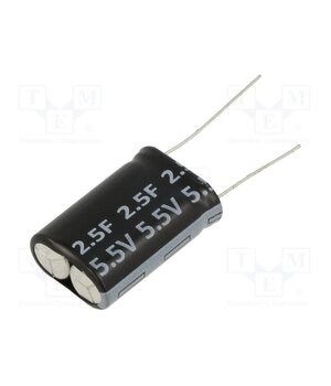 SC5V5Z255MH Supercapacitor; THT; 2.5F; 5.5VDC; 17x25x8.5mm; H GSoic5rIW9yrhuIs6pu6ddSK0VP76pmUiivvPflaCsc