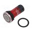 ONPOW3916-M/24VDC Signaller: sound; 85dB; Illumin: LED; IP67; Ø16mm; max.8mm; plastic Lpos-gwQq3_39NMkArCXg33QDo__qp97Hopfz_ZYwZY