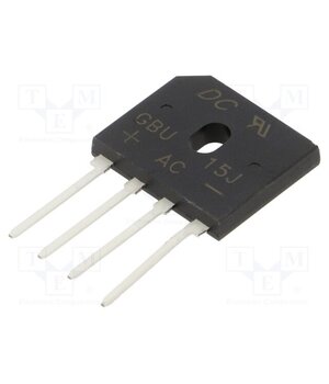 GBU15J Bridge rectifier: single-phase; Urmax: 600V; If: 15A; Ifsm: 240A nKqlkKX8rjWRnfb0xQ5Ym7HZb4WRInc79lK_6lhAjFc