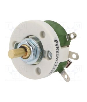 FVR25W-25R Potentiometer: shaft; single turn; 25Ω; 25W; ±10%; 6mm; wirewound dNbvIn_w_g6aGpmom8X2hhugEJ2HJ_HG_tZVmgueSFs