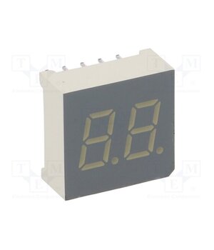 DA03-12GWA Display: LED; 7-segment; 7.6mm; 0.3"; No.char: 2; green; 1.4÷4.4mcd 5lOjiyxUP2c3Psym2wAJI29ZOnMdk2XCNDYix-8bx7k