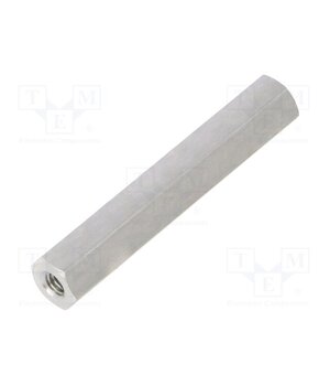132X30 Screwed spacer sleeve; 30mm; Int.thread: M2,5; hexagonal VnVEI50pWyecyaZi2Sn939q7s7x2lruPyJUEThCHGxY