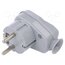 AWA-ŁK PO Connector: AC supply; male; plug; 2P+PE; 250VAC; 16A; grey; PIN: 3 hDQnmw0xTBiZTtkVW4pcMIIvJmOsK1SE9X4tIc4k1Ek