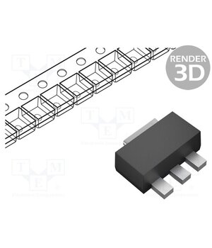 AKS1107 IC: voltage regulator; linear,fixed; 5V; 0.1A; SOT89; SMD; ±4%; Ch: 1 5t58BgE2J2YadRoX_8Do21Evqa3a_oywlHUZZWmxexg