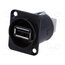 NAUSB-W-B Adapter; USB A socket-front,USB B socket-back; USB 2.0; 19x24mm 24Yjg2ocfjPwu0UHRcSVJbWPNDC8zHIB2wkcTXI9GEY