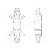 8G817V40798 PCB distance; polyamide 66; L: 4.8mm; latch/latch; black; UL94V-2 a9nNMoy-oDs8MWKKfVxcYq0sutPZydK1iwNfkB7Q11Y