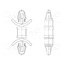 8G817V40798 PCB distance; polyamide 66; L: 4.8mm; latch/latch; black; UL94V-2 a9nNMoy-oDs8MWKKfVxcYq0sutPZydK1iwNfkB7Q11Y