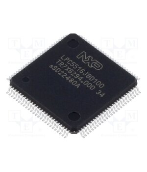 LPC5516JBD100E IC: ARM microcontroller; 96kBSRAM,256kBFLASH; HLQFP100 CK0eTNB_Yw5CuKPeRGYFHjk1DE4UVfXW0psjXpxfQK0