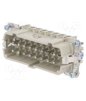 70.310.1640.0 Connector: HDC; male; PIN: 16; size 16; contact insert; 500V; 16A 15MYrzet1ZZ1Cj9-NtQ3dtpJVLljz23ekWQNEWJaJmo