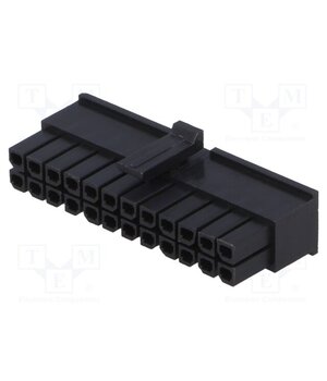 10127716-24LF Connector: wire-board; plug; female; PIN: 24; Minitek® Pwr 3.0 ifjRUQ6QdZ7QISud9E6GhOf1NZxYshZvC7Xxx6ljipM