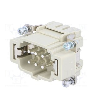09330062616 Connector: HDC; contact insert; male; 16A; 500V; Han® ES; PIN: 6 Hpaw8V-MuRkUfkYRfHnQGNP1cfidpWnK9mNYdFCg6Sk