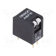 A6FR2101 Switch: DIP-SWITCH; Poles number: 2; ON-OFF; 0.025A/24VDC; Pos: 2 Q1JhJ3N_Q488do2tM5Bo8gDFs43I_XqUsqsaM3Ah-qw