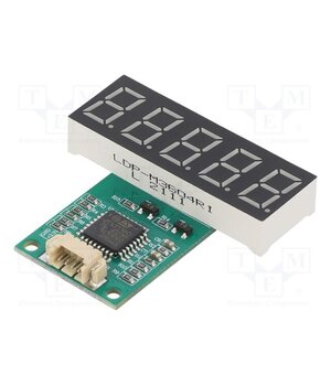 LDP-M3104RI-UR Display: LED; 7-segment; 8mm; 0.32"; No.char: 5; red; 6100ucd; 2÷2.6V bwGZy0XT_sBG7obOfZ3uOovsFIx6xiGzUK8xeCdGJc0