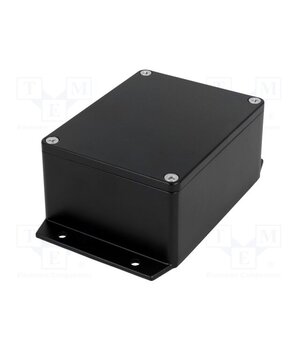 G113MFBK-IP67 Enclosure: multipurpose; X: 90mm; Y: 115mm; Z: 55mm; aluminium; black L-YjKI6gQ76tr8VUZmg_mqut0YT7DX8pZdxHSByFxVc