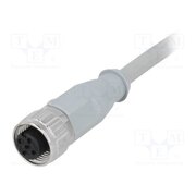 43-10337 Connector: M12; plug; female; PIN: 4; straight; cables; 3m 1UvPdZiuwv4jiliwo1rGNwodUpe3e3Q1eQpnrRcqB1s