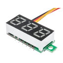 VOLTMETRAS - MODULIS 0.36" LED mėlynas, DC 0-100V, 3 laidai