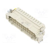 09330242676 Connector: HDC; contact insert; male; 16A; 500V; Han® ES; PIN: 24 c-A6TATU-6QlwJdPhH3RNco3PoGE5W76qLCBuljPZBI