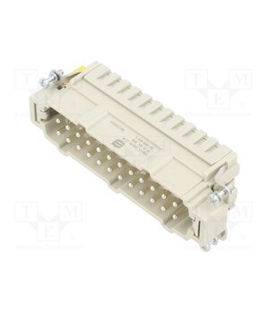09330242676 Connector: HDC; contact insert; male; 16A; 500V; Han® ES; PIN: 24 c-A6TATU-6QlwJdPhH3RNco3PoGE5W76qLCBuljPZBI