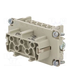 10193000 Connector: HDC; contact insert; female; EPIC H-BE; PIN: 10; 16A nua45sn9dtlLuD0wFVuuJgfcNhD7zPKh65YI6YDzZgI