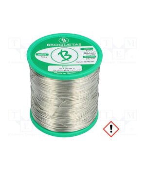 ECO2 B2.1 0,5MM 500GR Tin; lead free; Sn97Ag3; 0.5mm; 500g; reel; 221°C; Flux: SW26 JQBFmW5RiihKO7uVfgAyxMIpFVqQ8dJaA8WZ-ZsIgIE