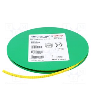 515-02624 Markers; Marking: 2; 2÷5mm; PVC; yellow; -65÷105°C; leaded; HGDC2-5 Hc7xE9YZfbKcHzH5QSwrtqHAZFIgcMcDgh2rvZiEFfM