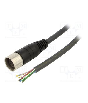 60682 RKU 12-256/5 M Connector: M23; plug; PIN: 12; female; cables; straight; with lead cWpg4oDLjVQ_opugQ1YyGEe6raK5jvsYt38FO0rJGSs