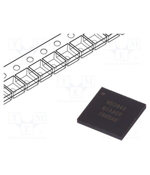 NRF52840-QIAA-R IC: SoC; QFN73; 256kBRAM,1MBFLASH; 16bit timers: 5; 1.8÷3.6VDC Zn3EuTif6ZixGDZsc8l02cmlyMMBx2cf89wzL3NrDPA