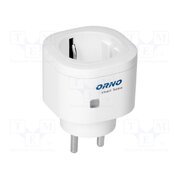 OR-SH-1731(GS) Power socket; plug-in; 230VAC; IP20; Control: wireless; white lPU_BfmmGyph-Dv2MCRKp8HQIu2SJYZD6W15Ywv4QZE
