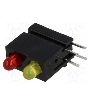 1801.1831 LED; in housing; 3mm; No.of diodes: 2; red/yellow; 20mA; 60° M3F4SLsFSwDB2jh4oZrJzIiRzK7d_1CRoSduyWz2xtU