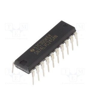 SN74LVC245AN IC: digital; bus transceiver; Ch: 8; CMOS; THT; DIP20; -40÷125°C -4Mmai1i9vl9mUOOVjORRr0xMG8Oifll81LS5jBItTc
