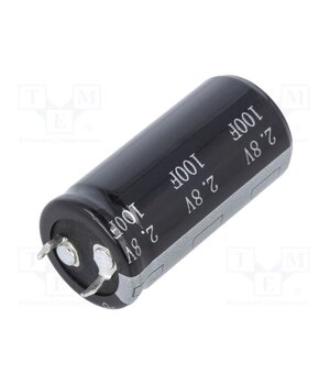 BRP002R8S107FA Supercapacitor; SNAP-IN; 100F; 2.8VDC; ±20%; Ø22.4x45.5mm; 12mΩ jaX45tXogmSaqt41rJHB1WA3ns5S9C6GerL_a5Blm5A