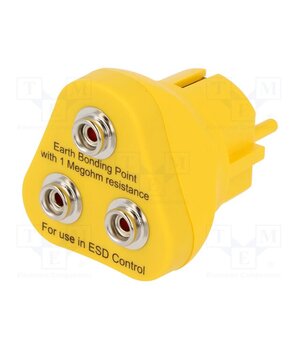 CPG 3000 10M Earthing plug; ESD; 1MΩ; press stud male 10mm x3 U8wI0Qx3w5NqjzJeYlNUtuJ6_D6QG6m6NNcqsVYxwTY