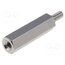 216X60 Screwed spacer sleeve; 60mm; Int.thread: M4; Ext.thread: M4; brass g2tcvGqcJhTV_zg5_DEP8Ps4hiZXvQKjWNcW1LLsV1Q
