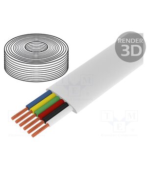 CM06W Wire: telecommunication cable; stranded; white; 100m; 0÷60°C -F28V88PaD97F38irZmvHigd27J1eFwm2eB2MeYydzs