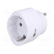 45355 Adapter; Plug: with earthing; Colour: white fns75sSDbBPkiiiCiY43pok_5ugiS1gKWQTQBA5V6AI