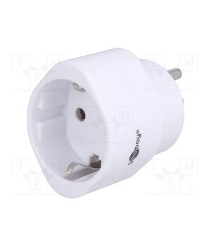45355 Adapter; Plug: with earthing; Colour: white fns75sSDbBPkiiiCiY43pok_5ugiS1gKWQTQBA5V6AI
