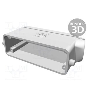 19300241541 Enclosure for connectors: HDC; size 24B; for cable; Han® B; IP65 xr5xojYnS0HeUN64Sblw2oWmbLJ379pPrCFJnpiYyjs