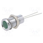 19010001 Indicator: LED; superflat; green; 2.2VDC; Ø8mm; IP40; 2pin; metal wokqKg7hokDDK6sZpZ1l3ZHMl259M0pEpqDjWOrBmSU