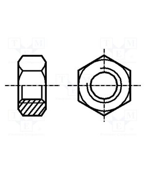 1088149 Nut; hexagonal; M1; 0.25; steel; Plating: zinc; H: 0.8mm; 2.5mm FMNqIjglrtJKxnxrd7RwIwKDpyCIShDAfLqGyNJzJPE