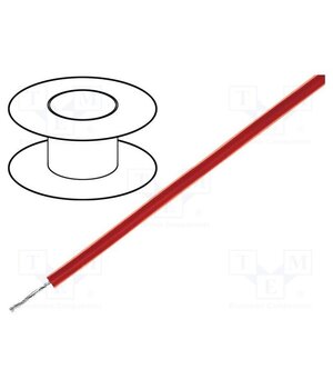 23108 Wire; FZ-LS; 1x1mm2; stranded; Cu; silicone; red-brown; 20kV; 100m nnnFcqdQJAmuSv1usiVjfOvJgQnI9bi2tsRTYl393ro